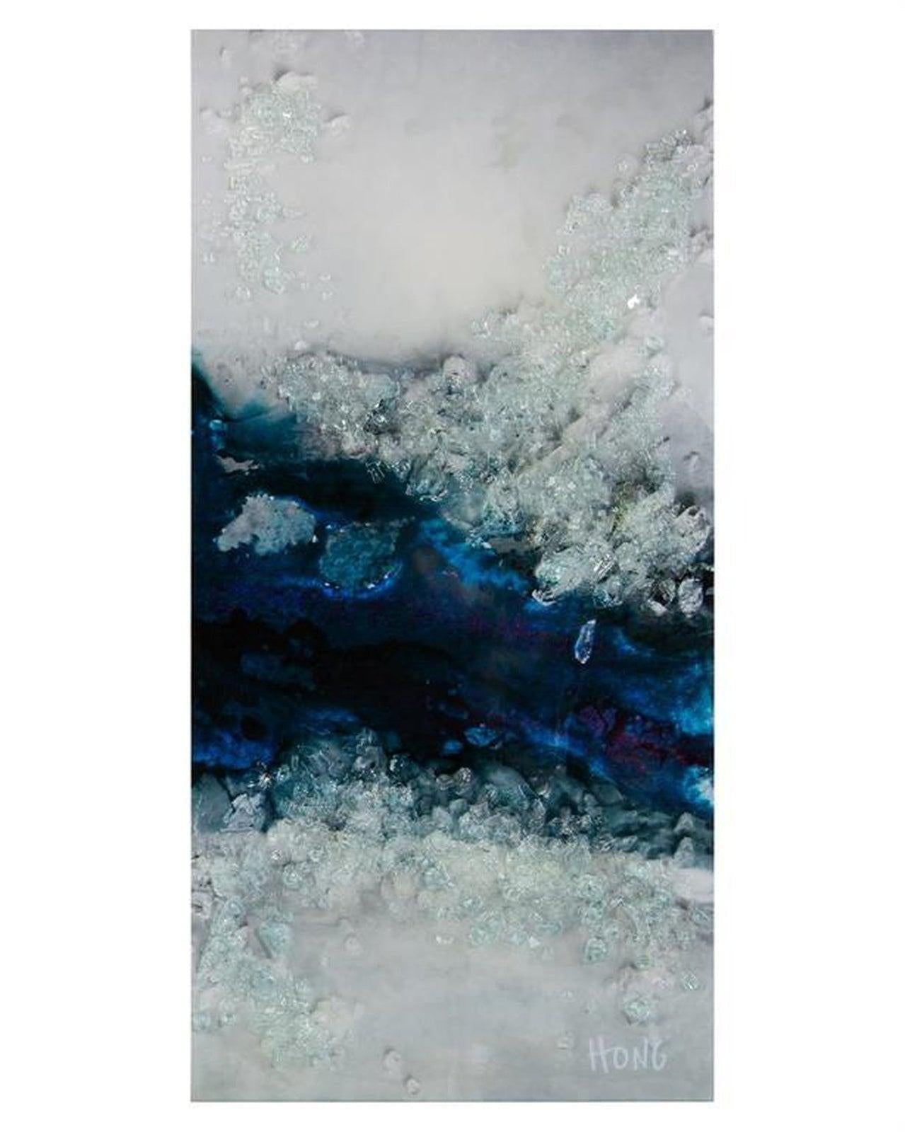 John Richard Mary Hong'S Flowing River Triptych Set Of Three Wall Art