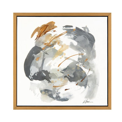 John Richard Jackie Ellens' Gold, Silver, And Grey Wall Art