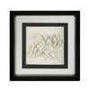 John Richard Black-And-White Porcelain Flower Wall Art