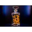 Vista Alegre Golden Whisky Decanter with Gold Monkey