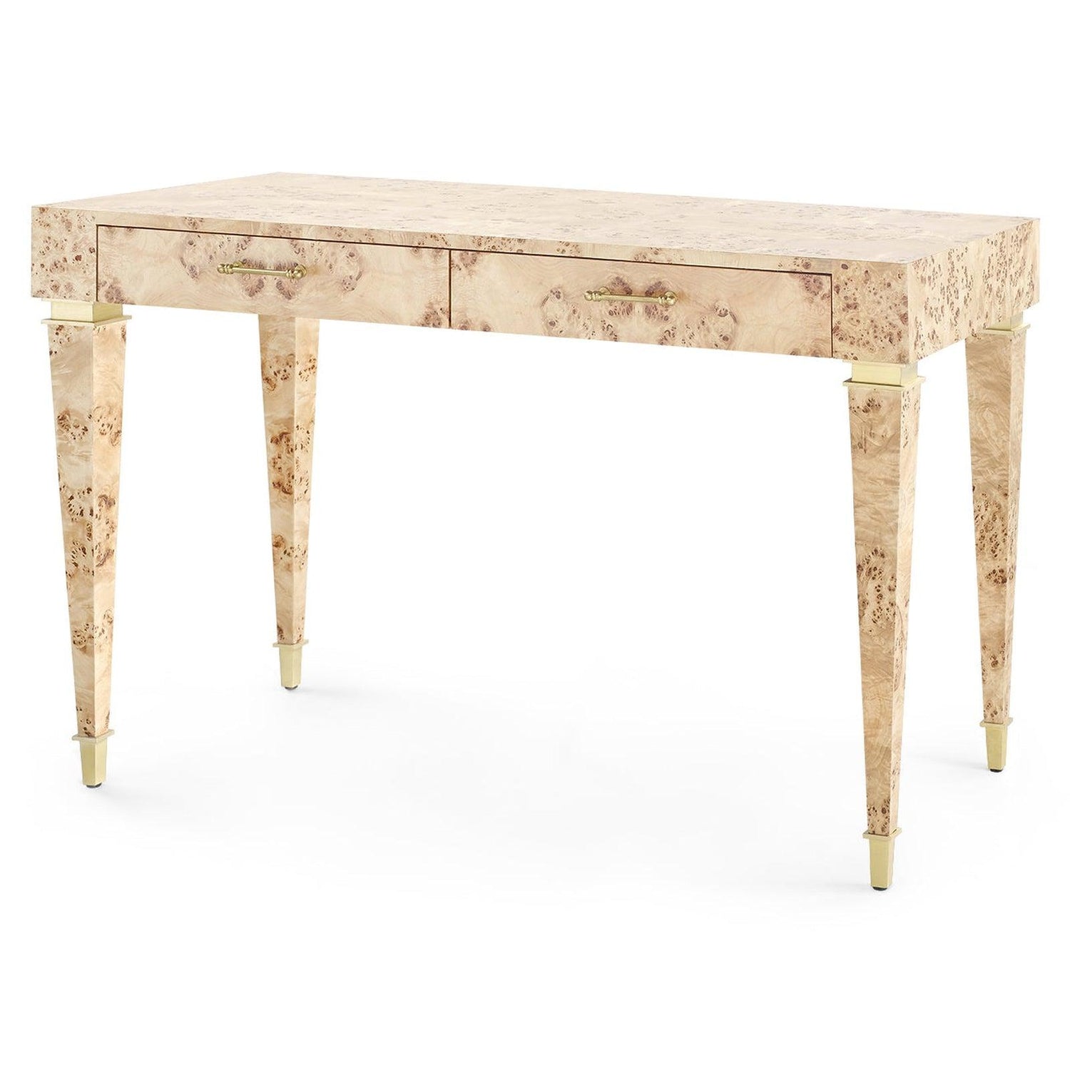 Villa & House Helena Burl Wood Desk by Bungalow 5
