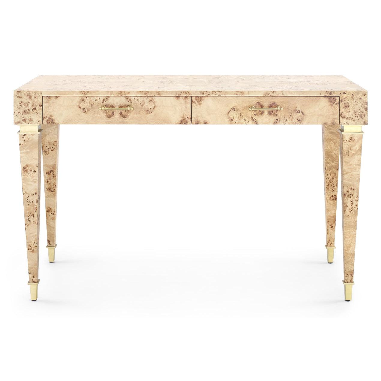 Villa & House Helena Burl Wood Desk by Bungalow 5