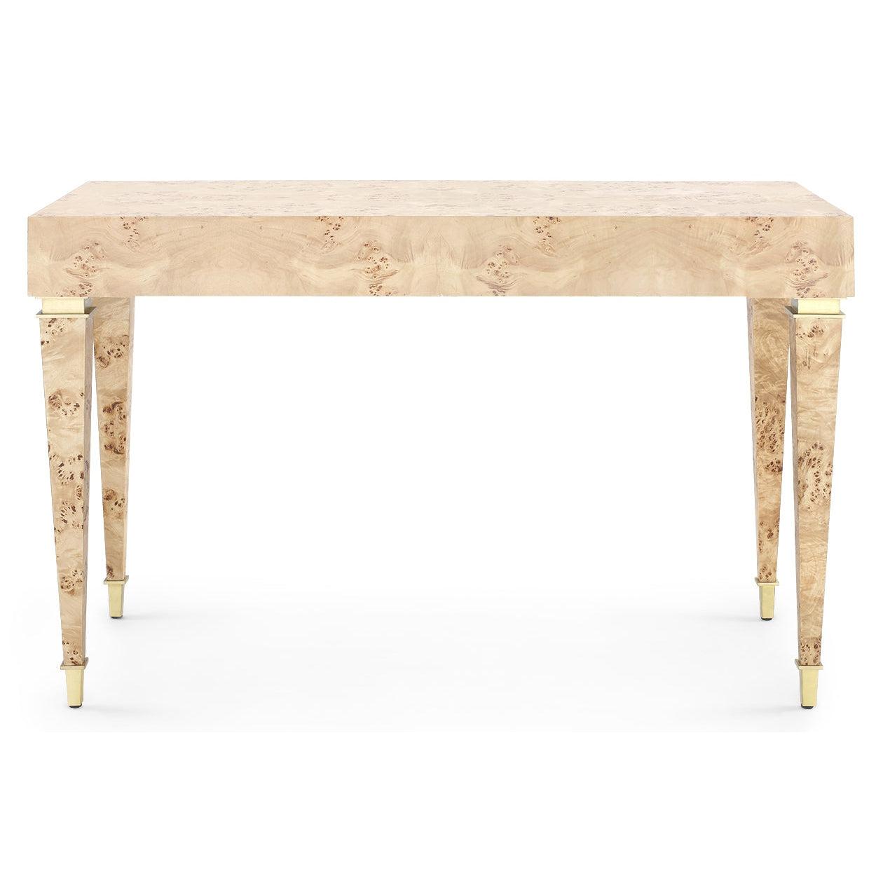 Villa & House Helena Burl Wood Desk by Bungalow 5