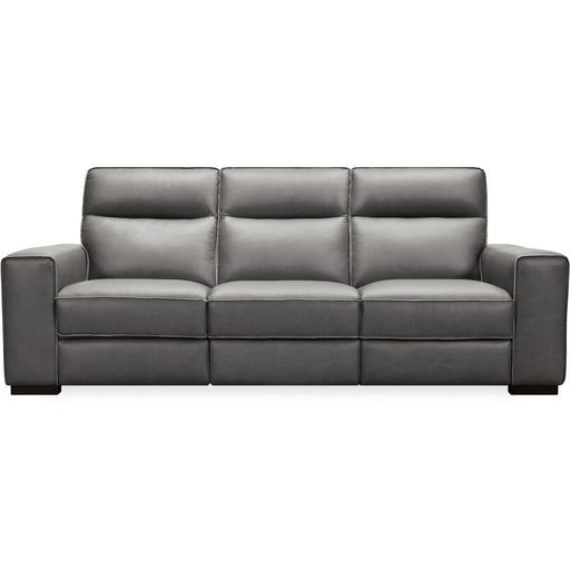 Hooker Furniture Braeburn Leather Sofa w/PWR Recline PWR Headrest