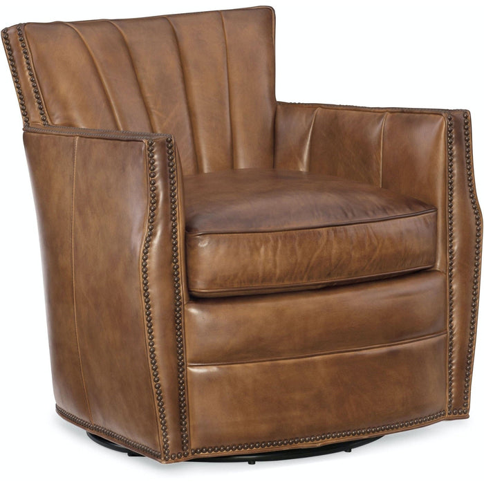 Hooker Furniture Carson Swivel Club Chair