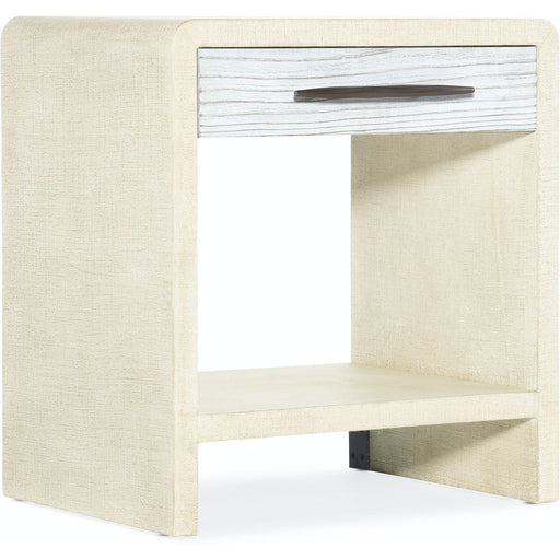 Hooker Furniture Cascade One-Drawer Nightstand in Cream