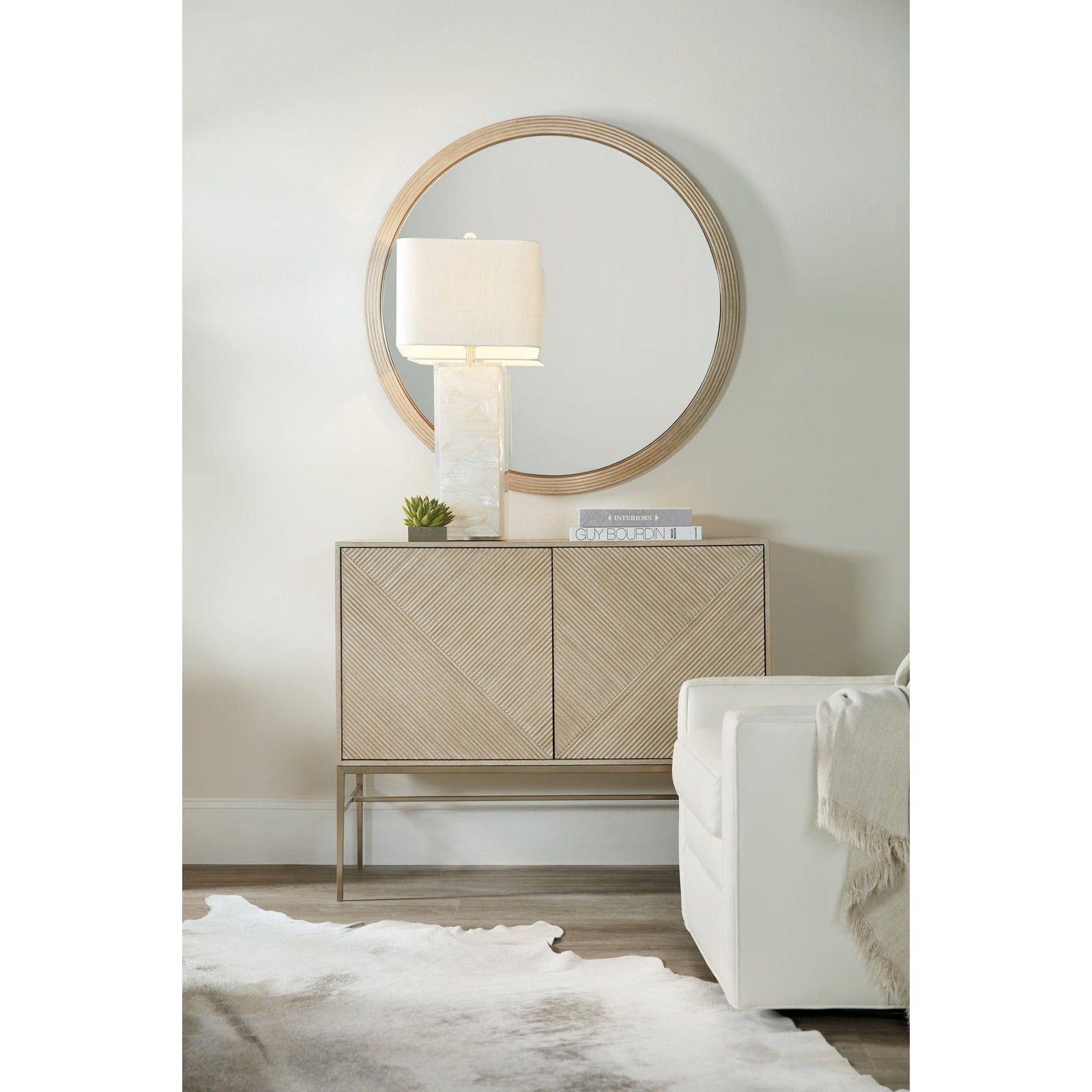 Hooker Furniture Cascade Round Mirror
