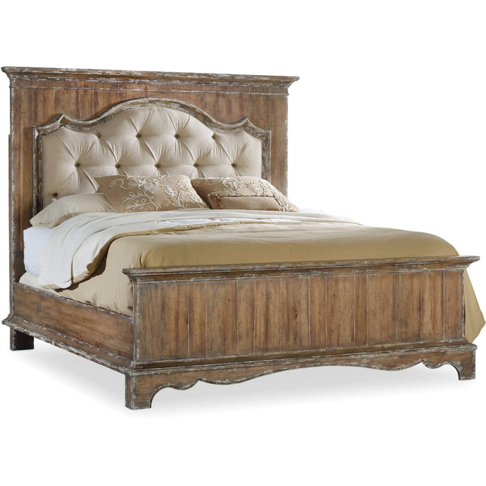 Hooker Furniture Chatelet Upholstered Mantle Panel Bed