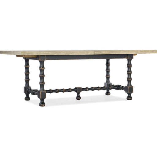 Hooker Furniture Ciao Bella 84in Trestle Table with 2-18in Leaves