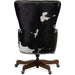 Hooker Furniture Katherine Executive Swivel Tilt Chair w/ Black & White HOH