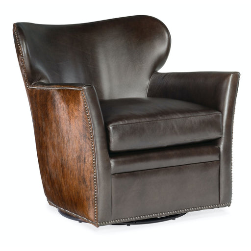 Hooker Furniture Kato Leather Swivel Chair