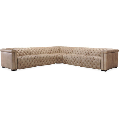 Hooker Furniture Savion Grandier 5 pc Sectional w/2 Power Recline Power Headrest