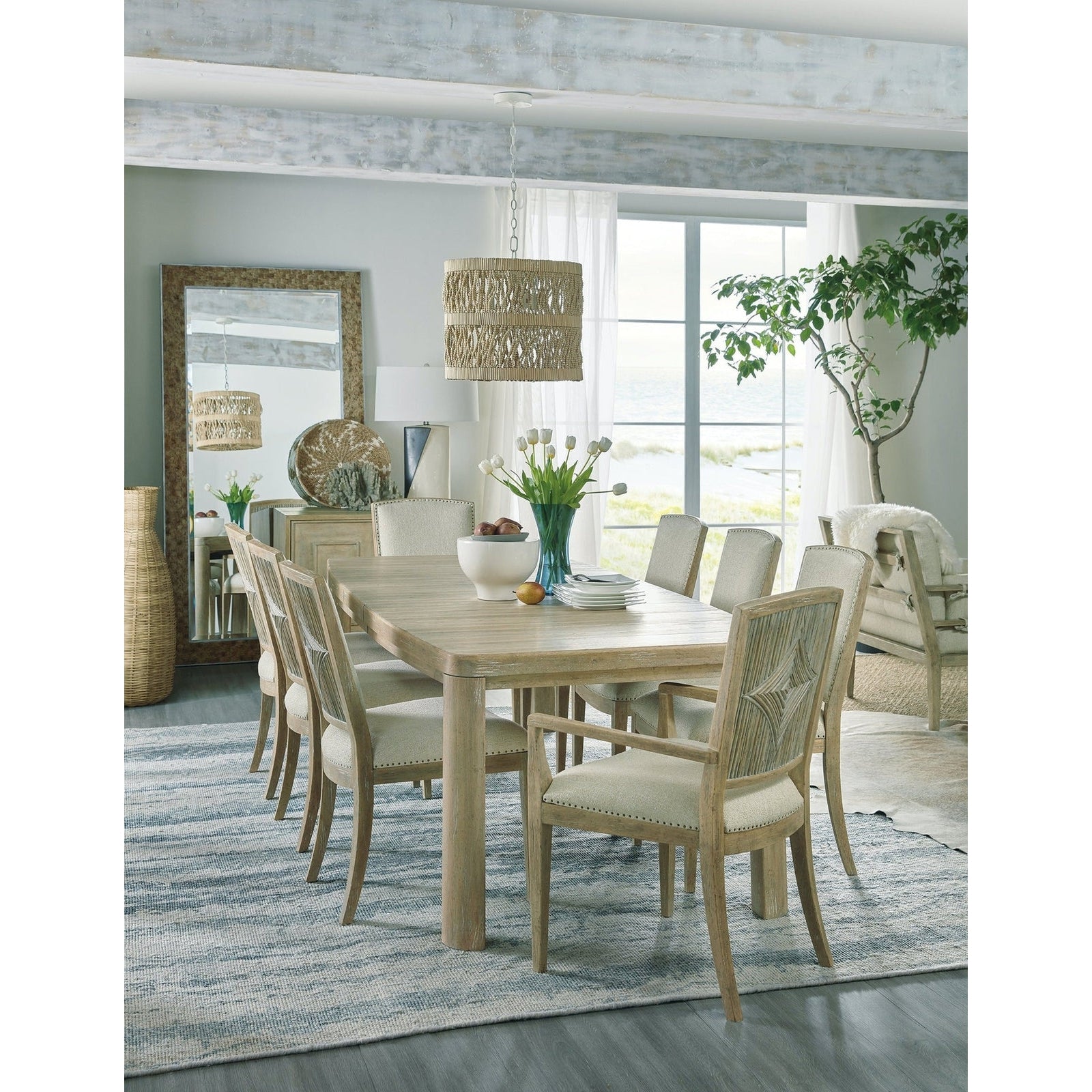 Hooker Furniture Surfrider Rectangle Dining Table w/1-18in leaf