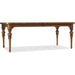 Hooker Furniture Tynecastle Rectangle Leg Dining Table with Two 18'' Leaves