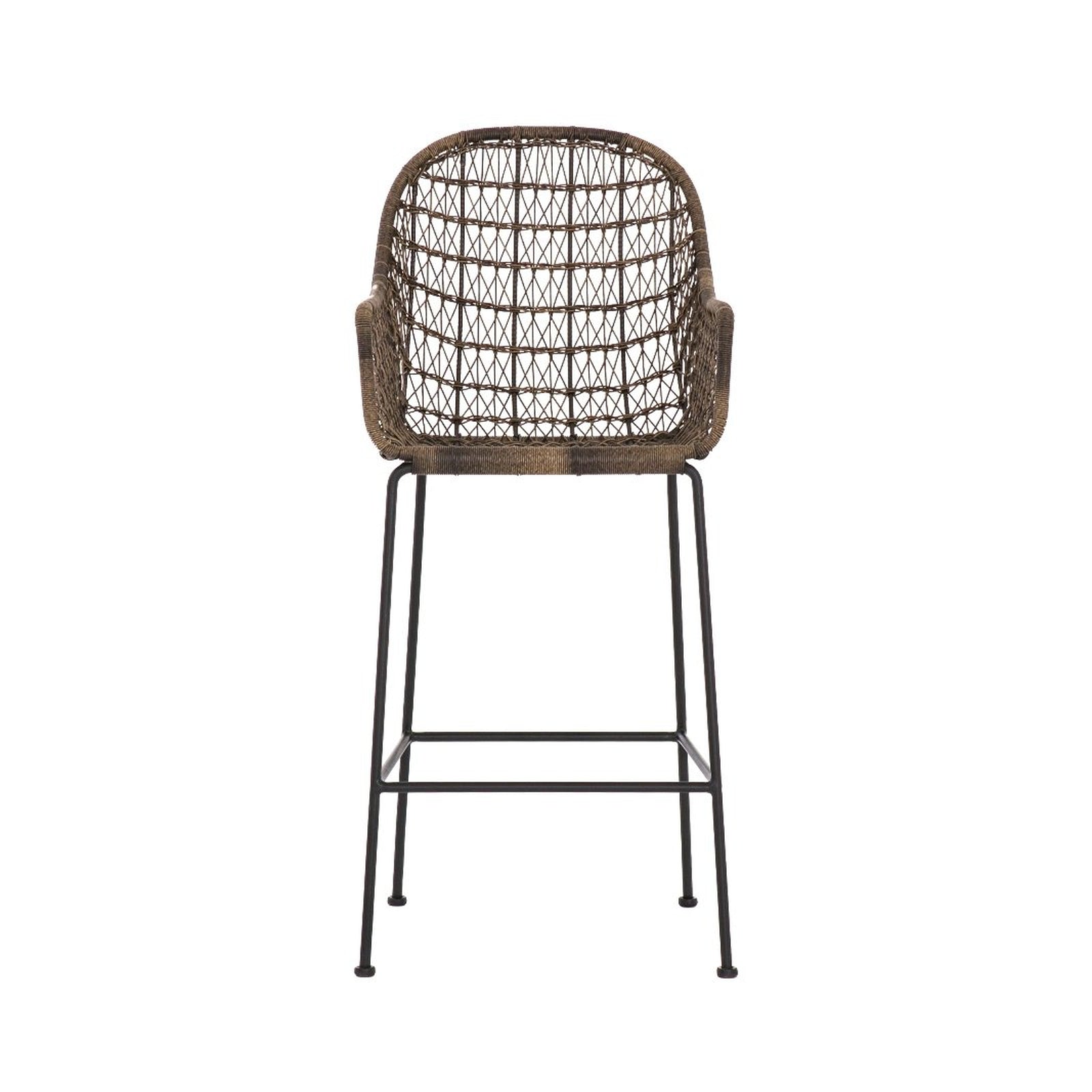 Four Hands Bandera Outdoor Woven Bar Stool