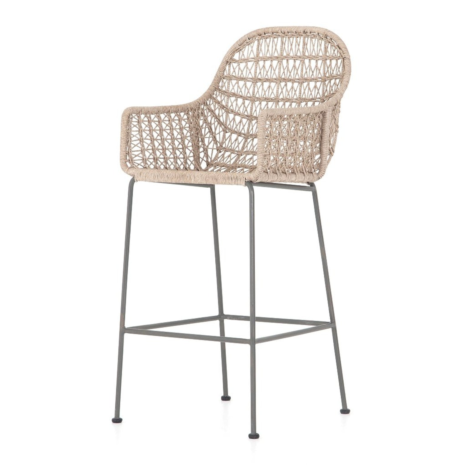 Four Hands Bandera Outdoor Woven Bar Stool