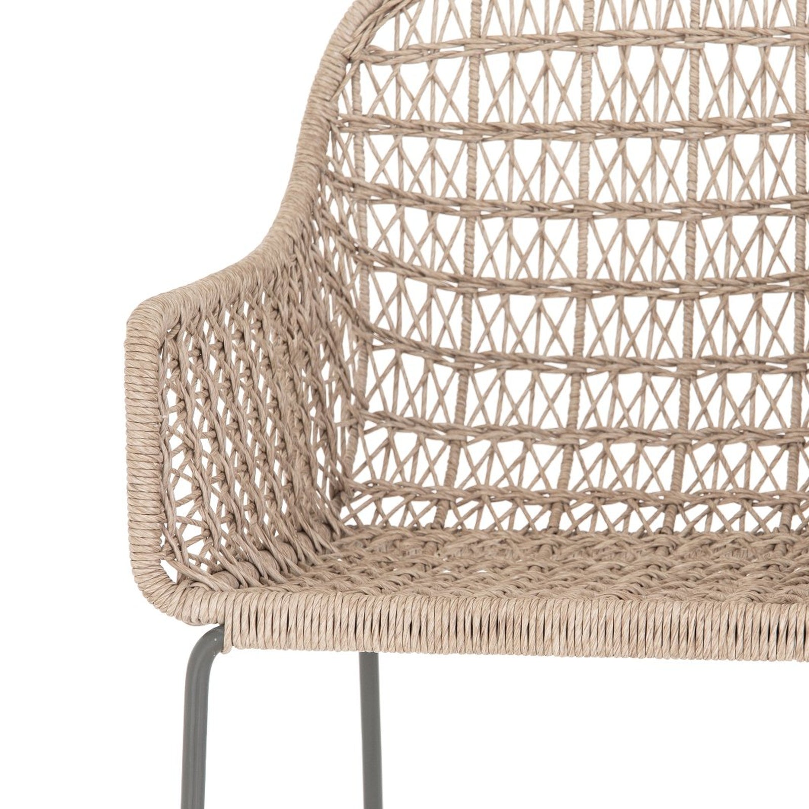 Four Hands Bandera Outdoor Woven Bar Stool