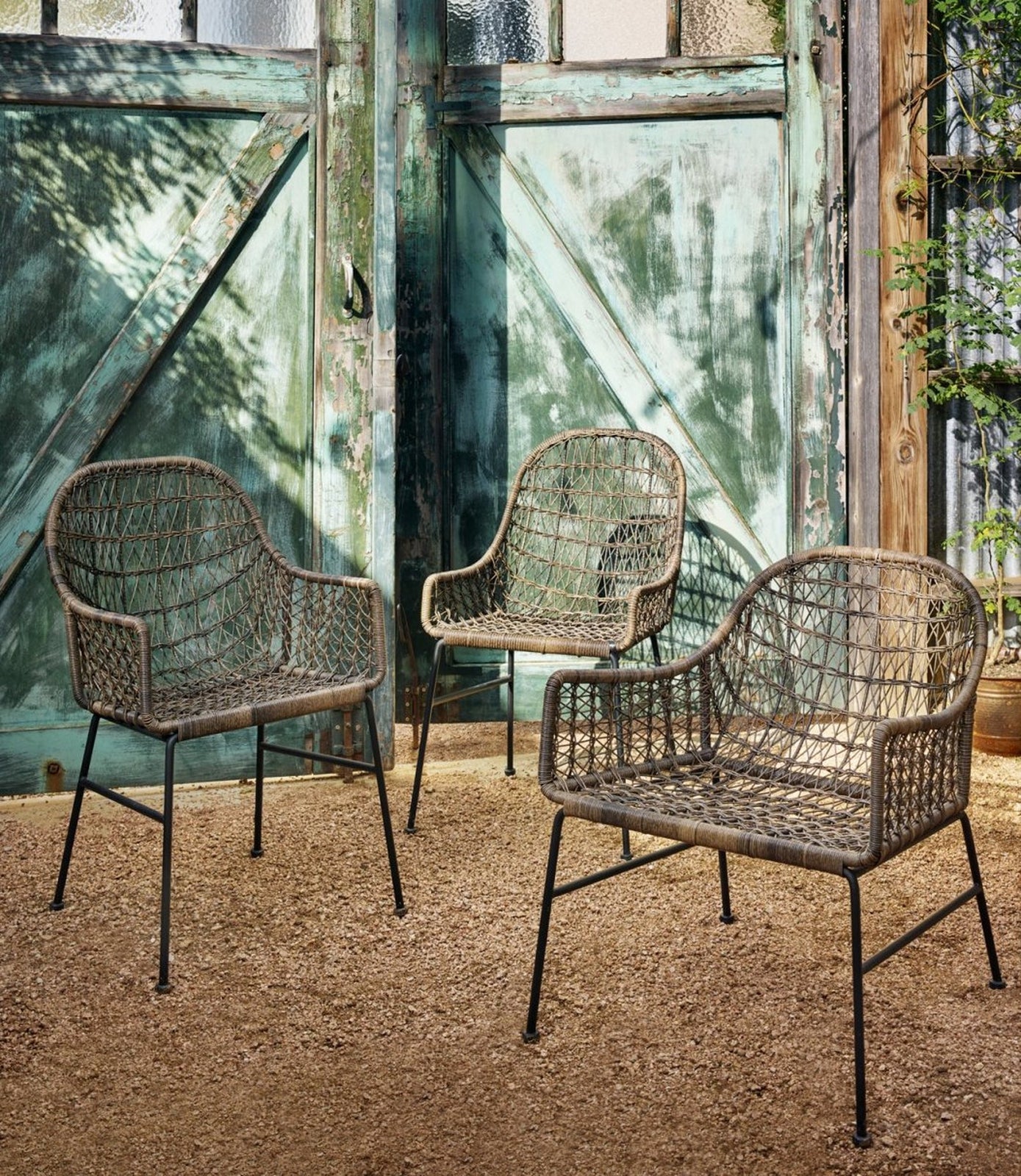 Bandera Outdoor Woven Dining Chair