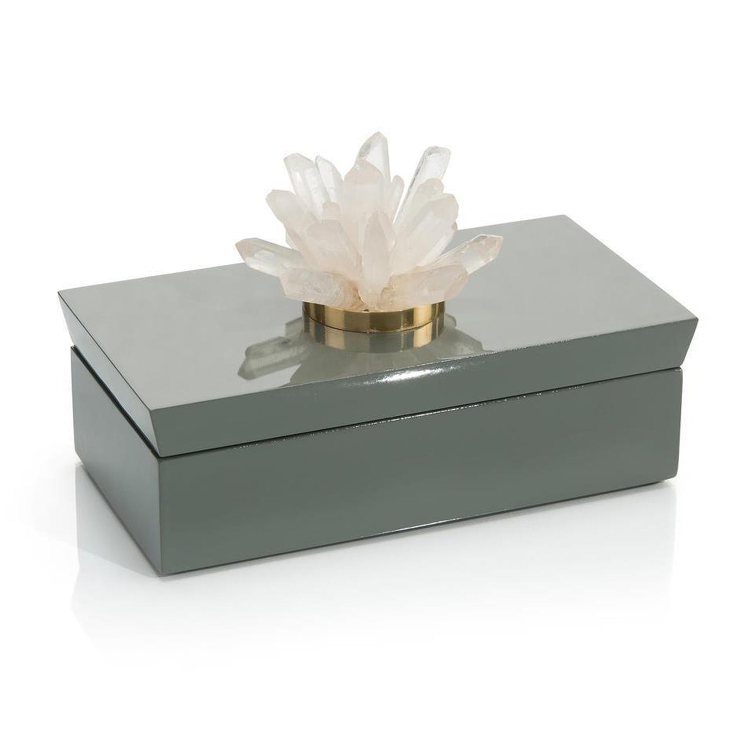 John Richard Gray Box With Quartz - 10663