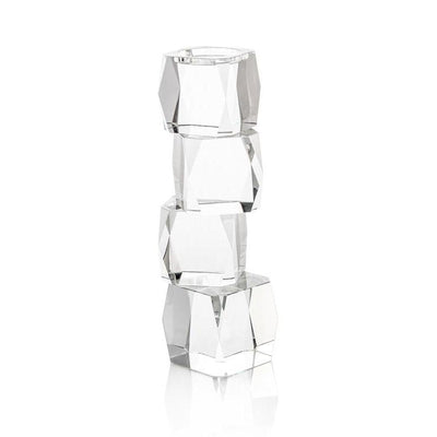 John Richard Crystal Cubist Candleholder 4
