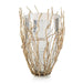 John Richard Sapling-Encased Silvered Glass Vase