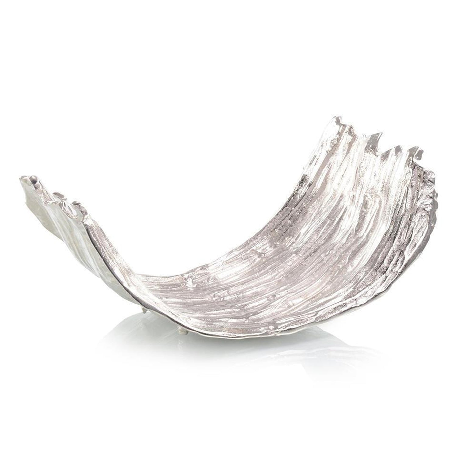 John Richard Rippled Caddy In Nickel