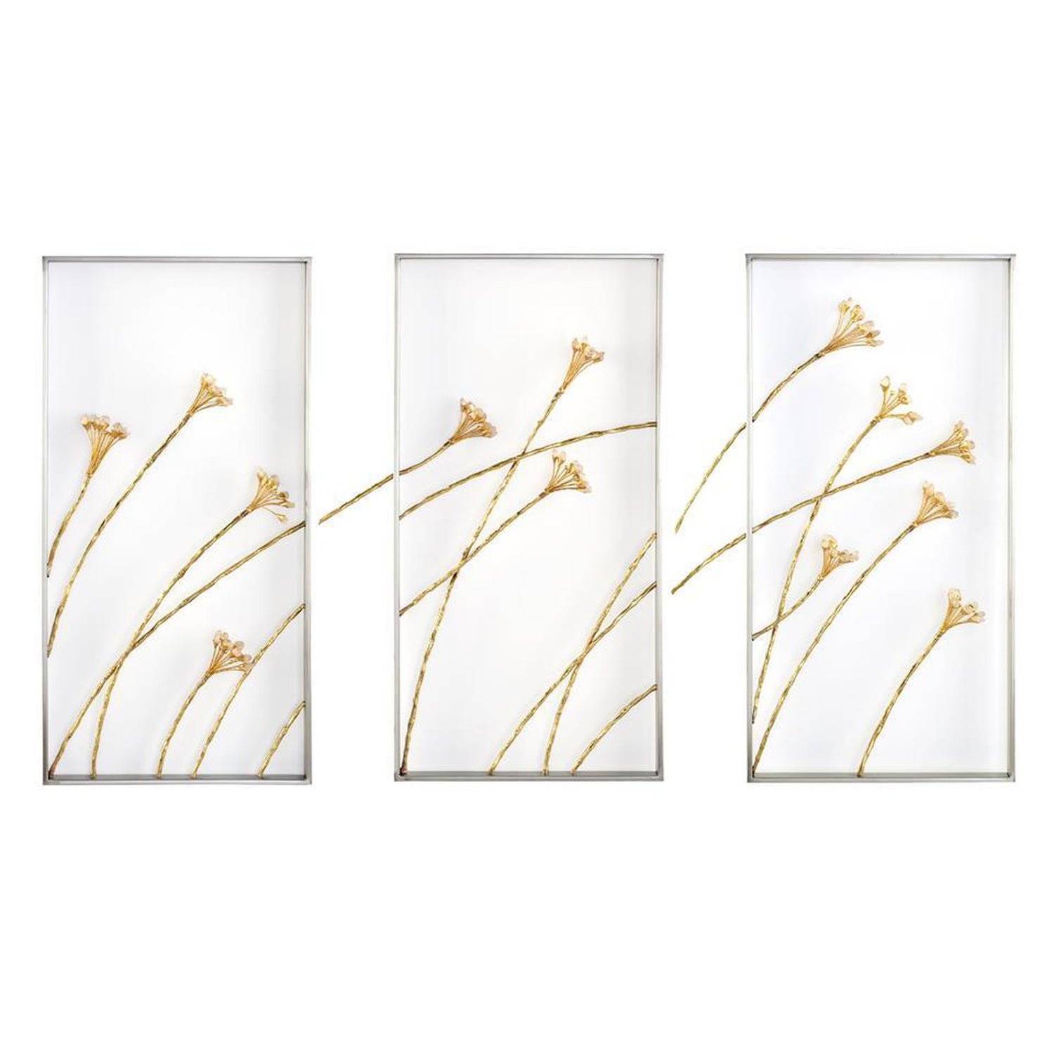 John Richard Set Of Three Windswept Triptych Wall Panels Wall Art