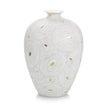 John Richard White Porcelain Vase With Gold