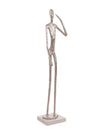 John Richard Nickel Figure Sculpture