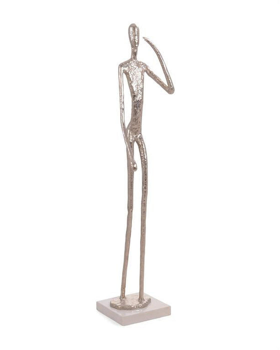 John Richard Nickel Figure Sculpture