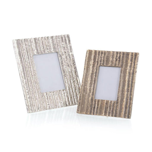 John Richard Set Of Two Organic Striations Picture Frames