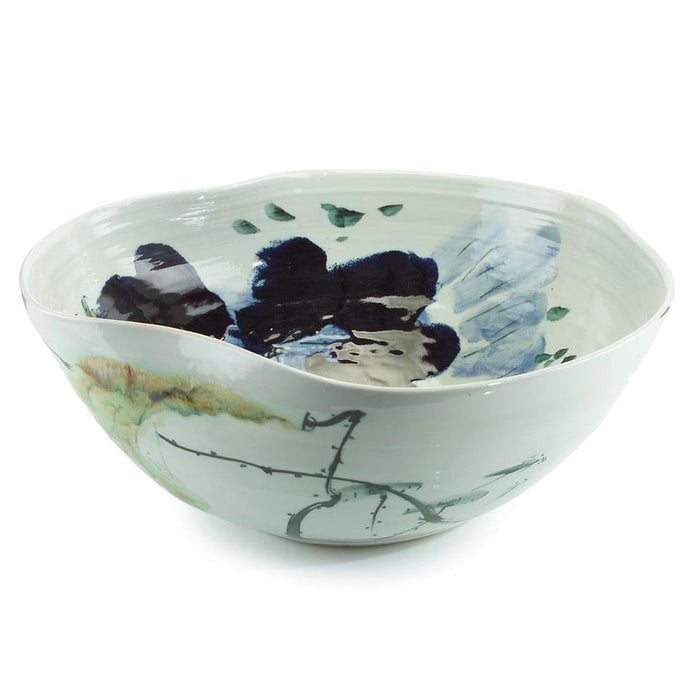 John Richard Curled-Rim Porcelain Bowl