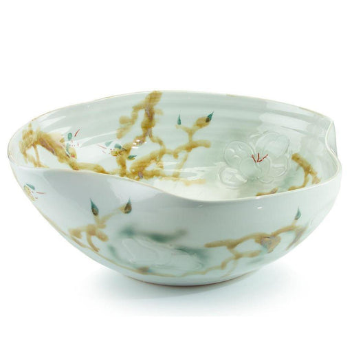 John Richard Curled-Rim Porcelain Bowl