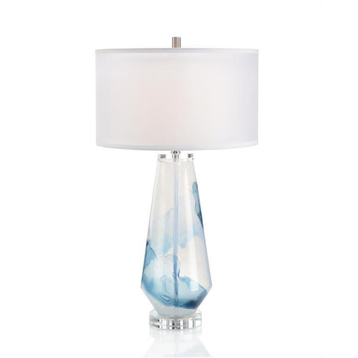 John Richard Blue Cloud Glass Table Lamp