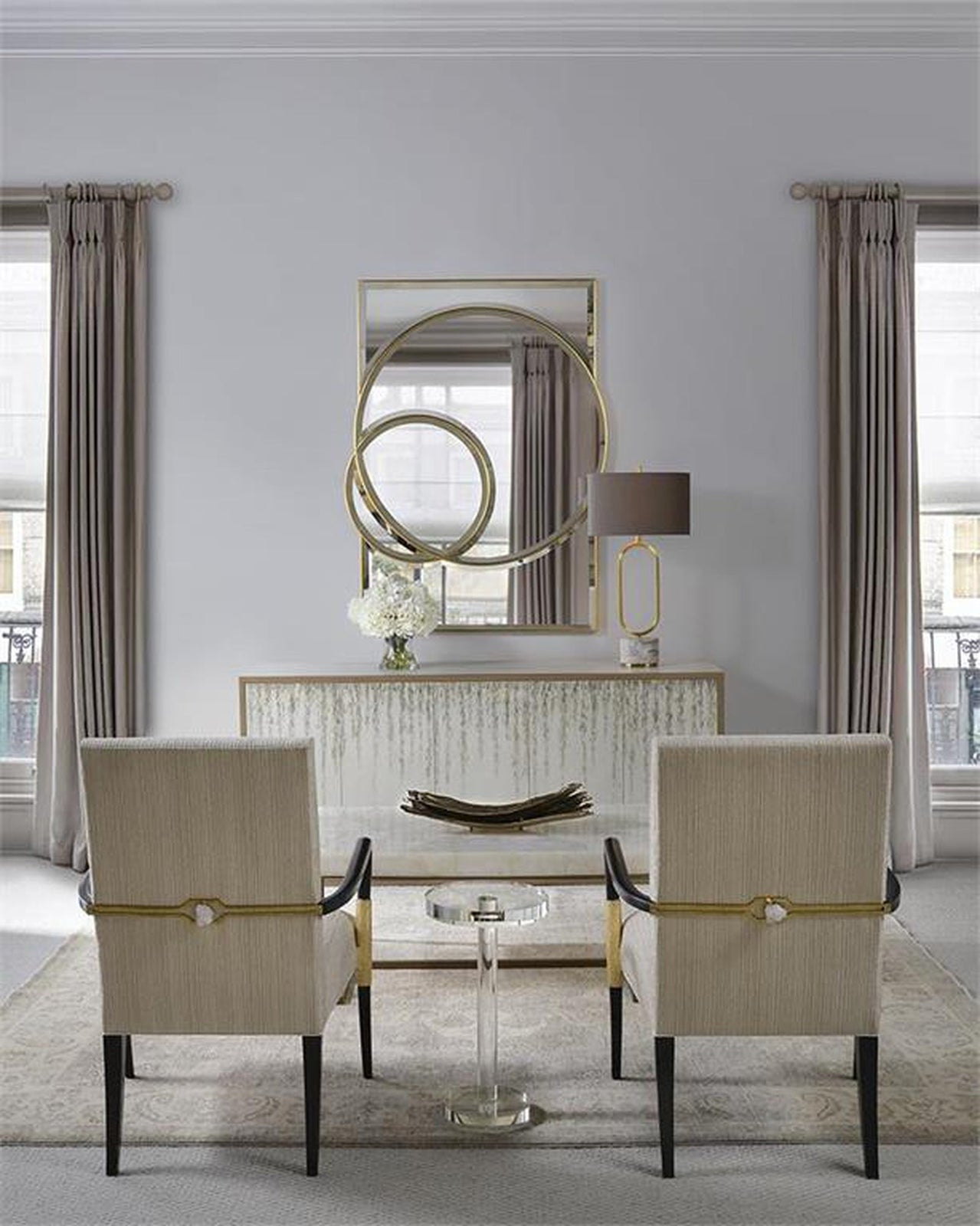 John Richard Golden Loop Table Lamp