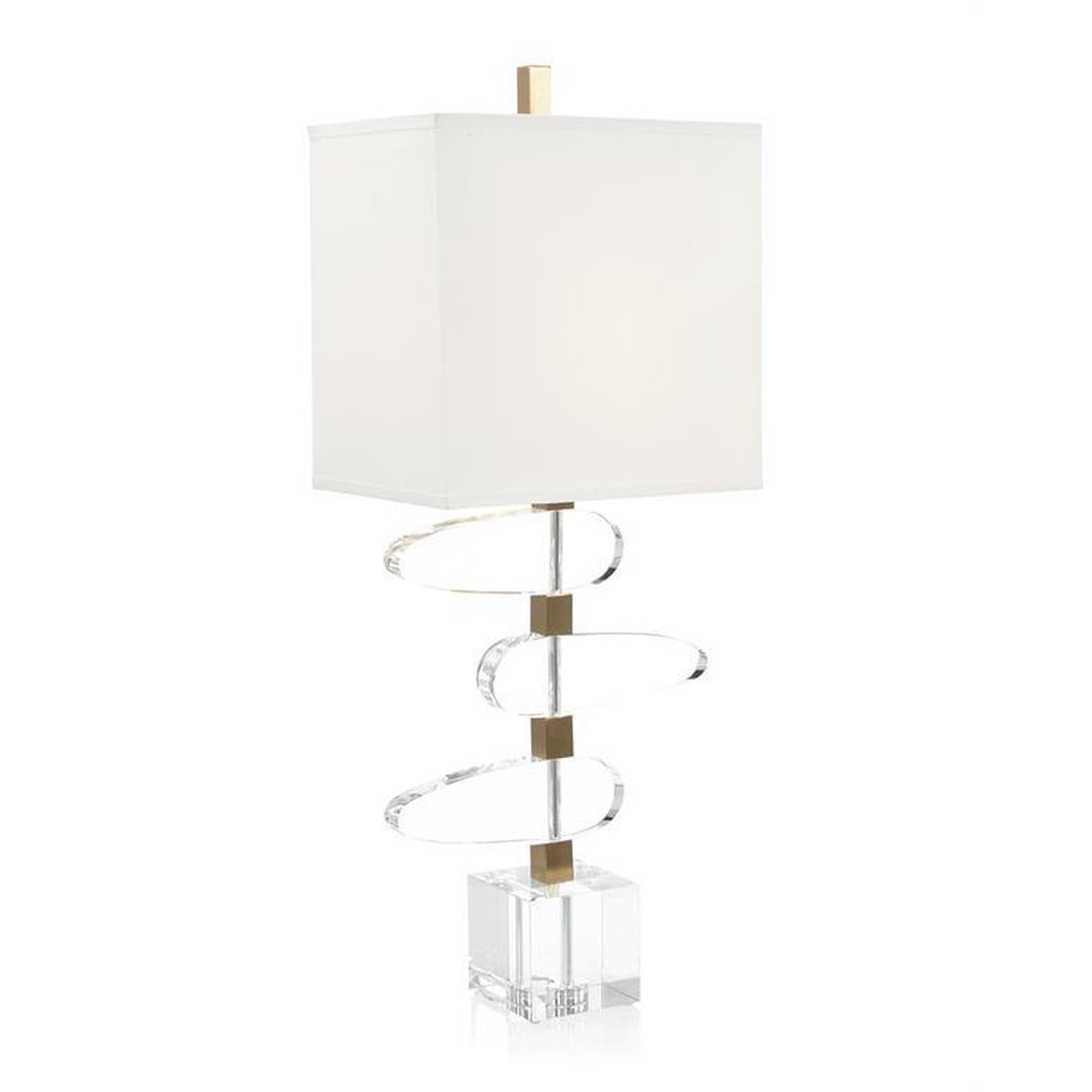 John Richard Asymmetrical Crystal Table Lamp