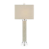 John Richard White Calcite And Quartz Table Lamp