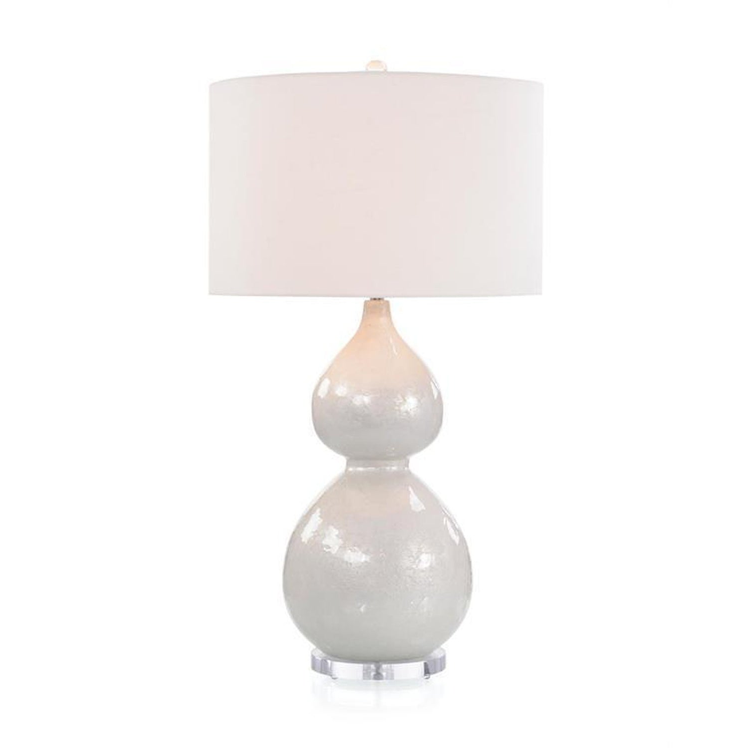 John Richard Pearlized White Table Lamp