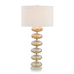 John Richard Pearlized Glass Orb Table Lamp