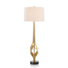 John Richard Graceful Brass Buffet Lamp