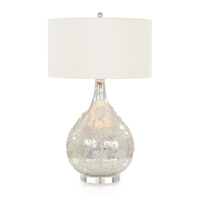 John Richard Silver Glass Table Lamp