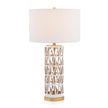 John Richard Lattice Carved Table Lamp