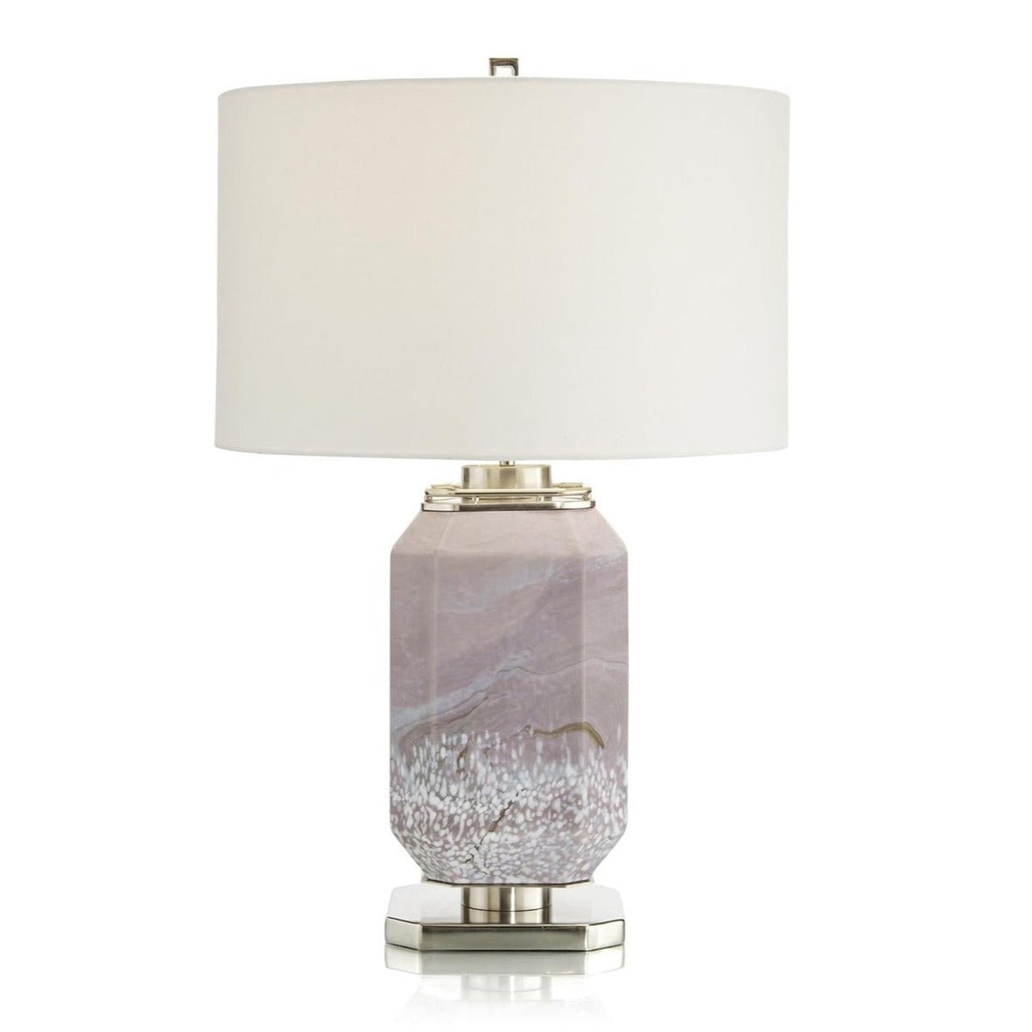 John Richard Marbled Mauve Table Lamp