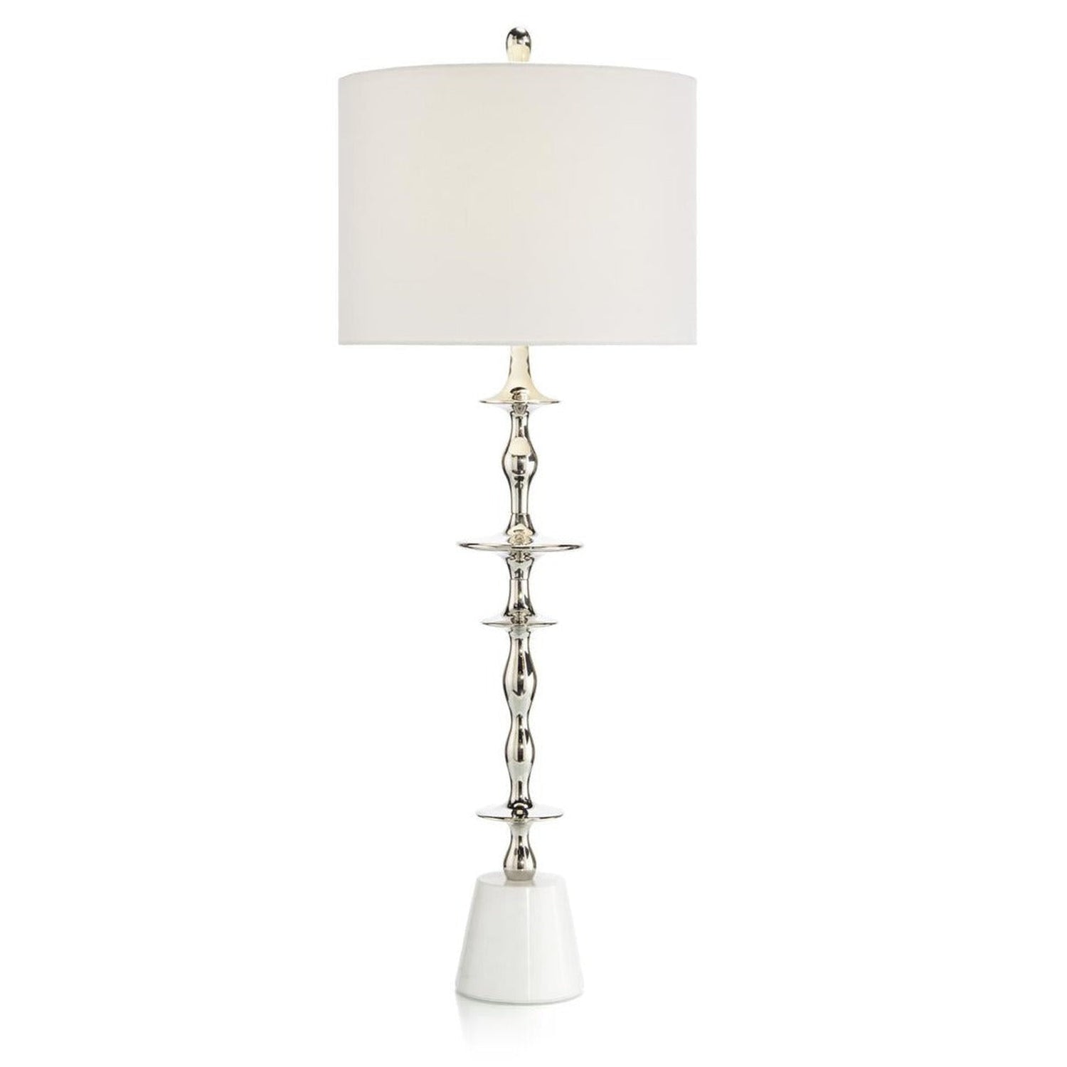 John Richard Polished Nickel Buffet Lamp