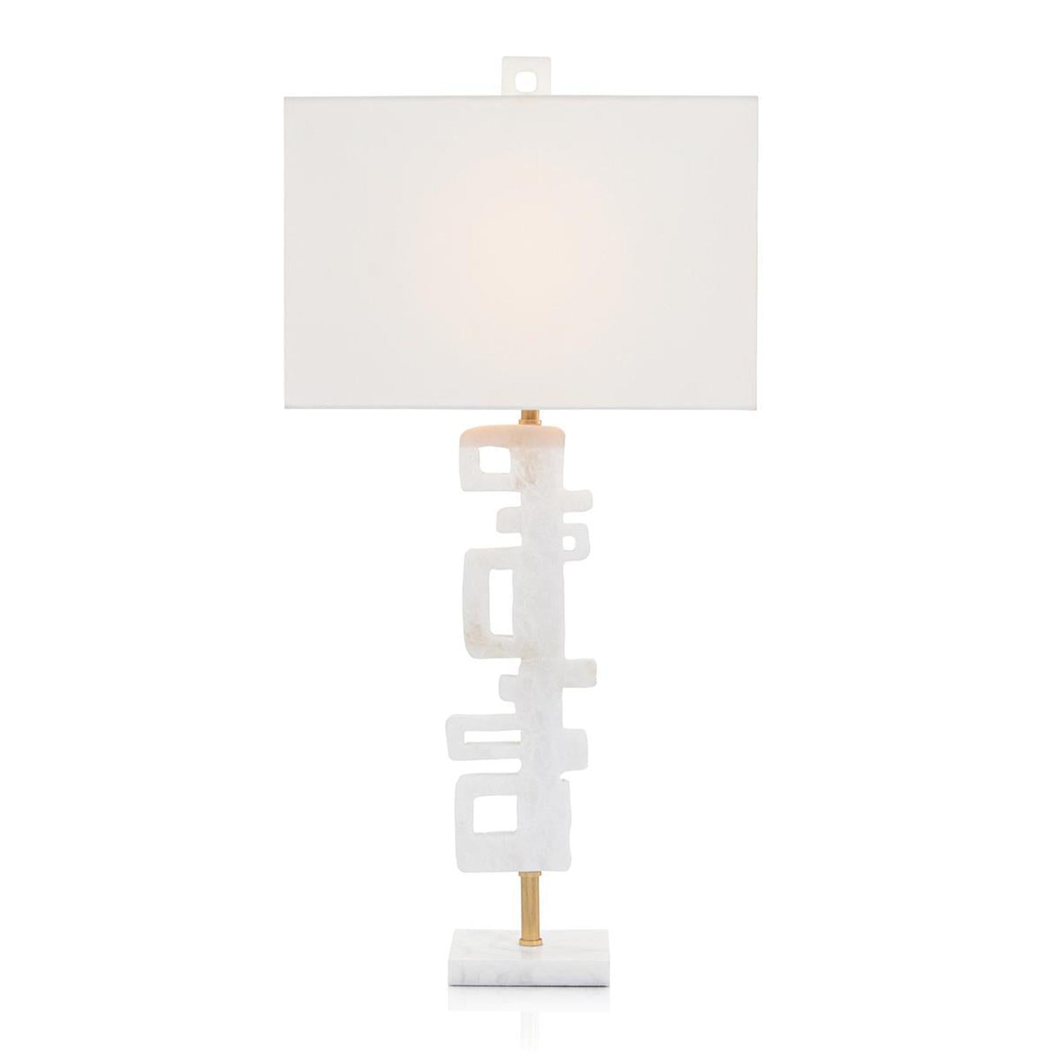 John Richard Abstract Antique Gold Leaf Table Lamp