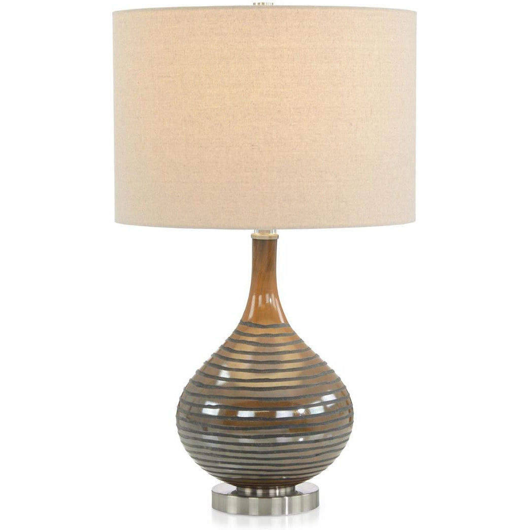 John Richard Chestnut Brown Table Lamp