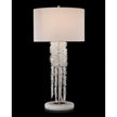 John Richard Cascading Crystal Waterfall Table Lamp Short