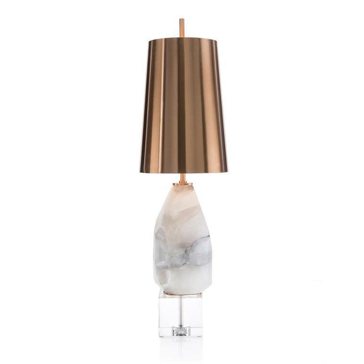 John Richard Multifaceted Alabaster Lamp