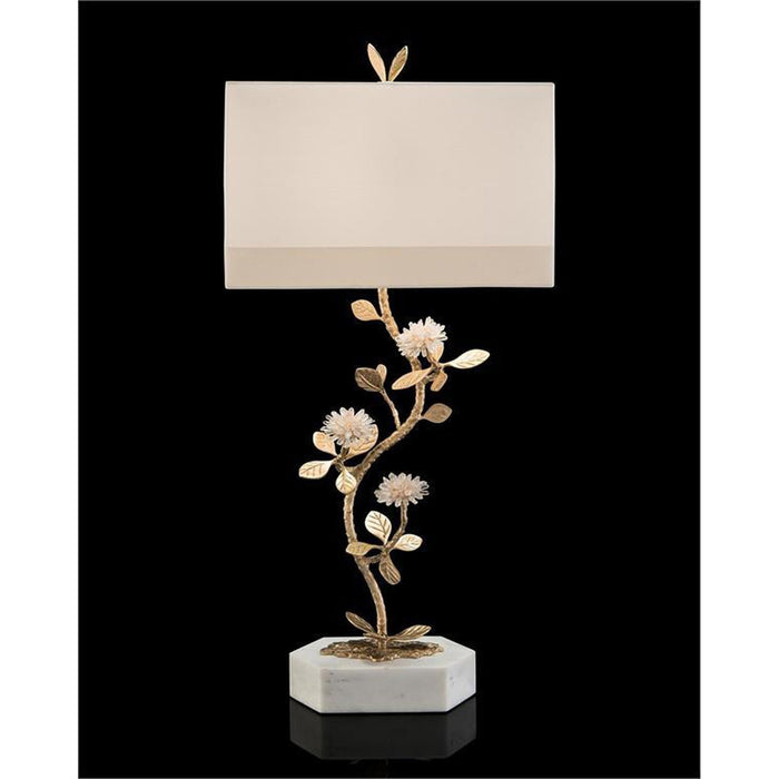John Richard Quartz Flower Table Lamp