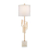 John Richard Furls With Hint Of Gold Buffet Lamp